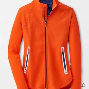 Peter Millar Jacket Womens Large Jameson Flex Adapt Golf Full Zip W/ Logo NEW